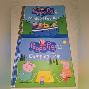 Peppa Pig Book Set Muddy Puddles & Camping Trip